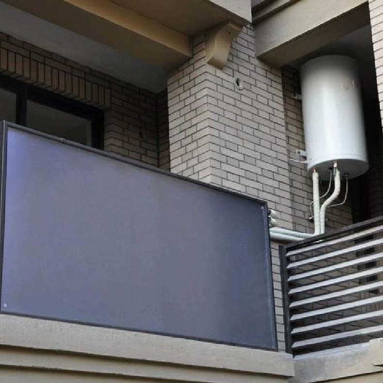 Veggmontert flatpanelspiral type konstant trykk vannforsyningsutstyr med isolert vanntank